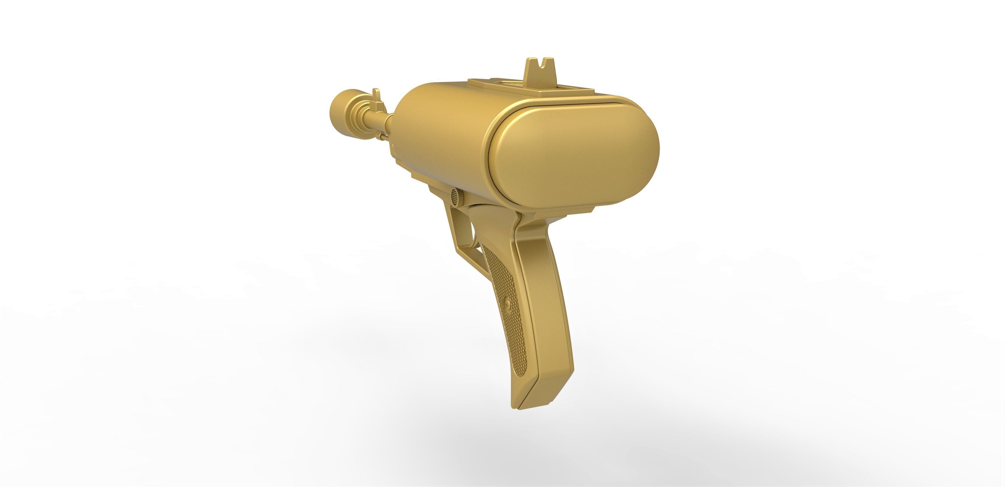 Laser pistol of Golden Man from Lost in Space TV series 1965 3D print model_9