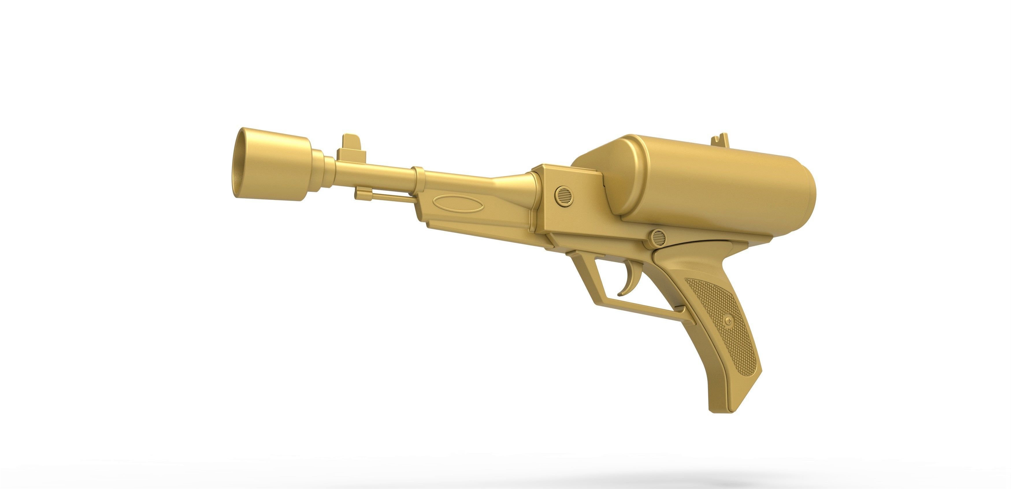 Laser pistol of Golden Man from Lost in Space TV series 1965 3D print model_1