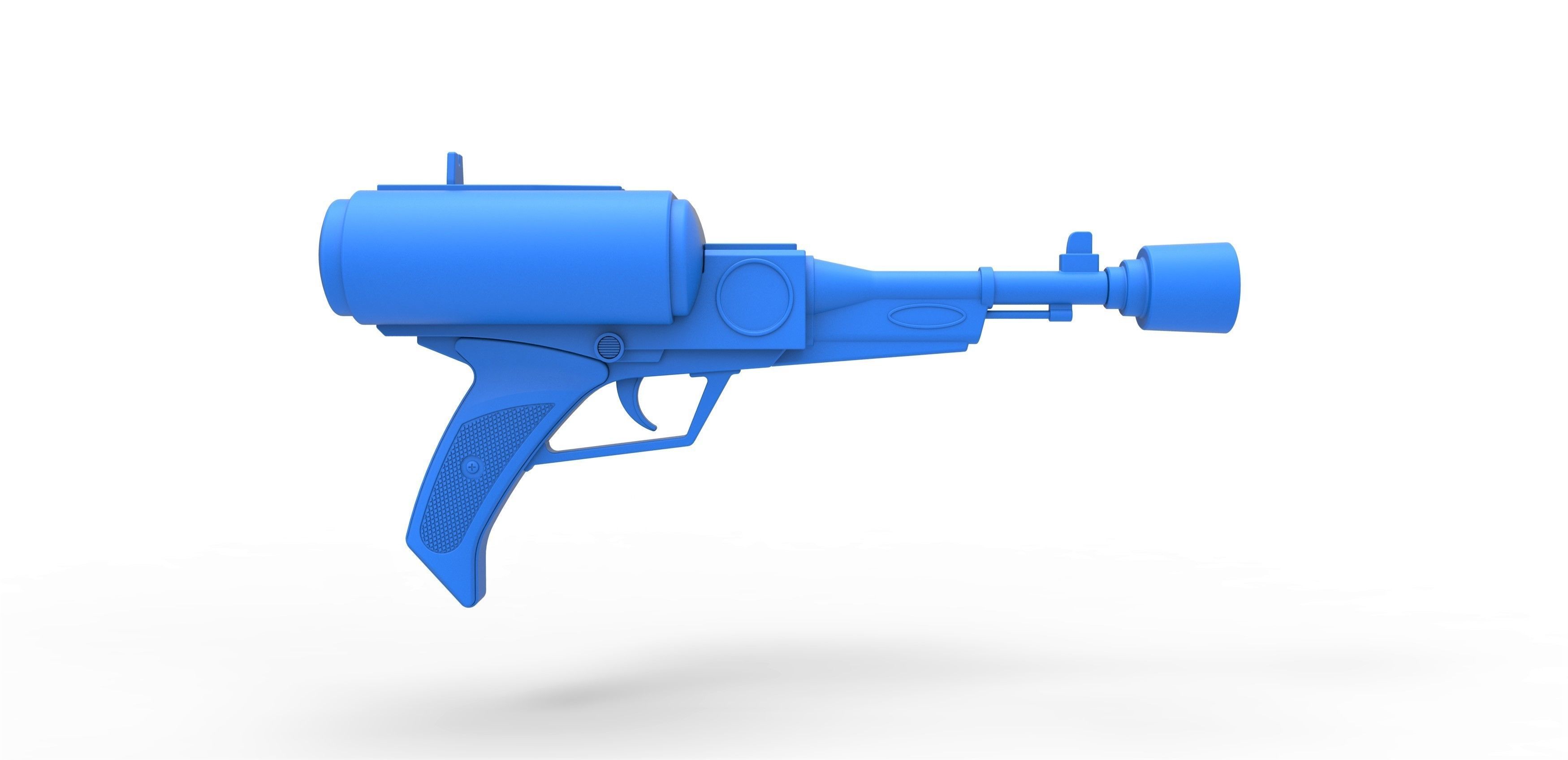 Laser pistol of Golden Man from Lost in Space TV series 1965 3D print model_25