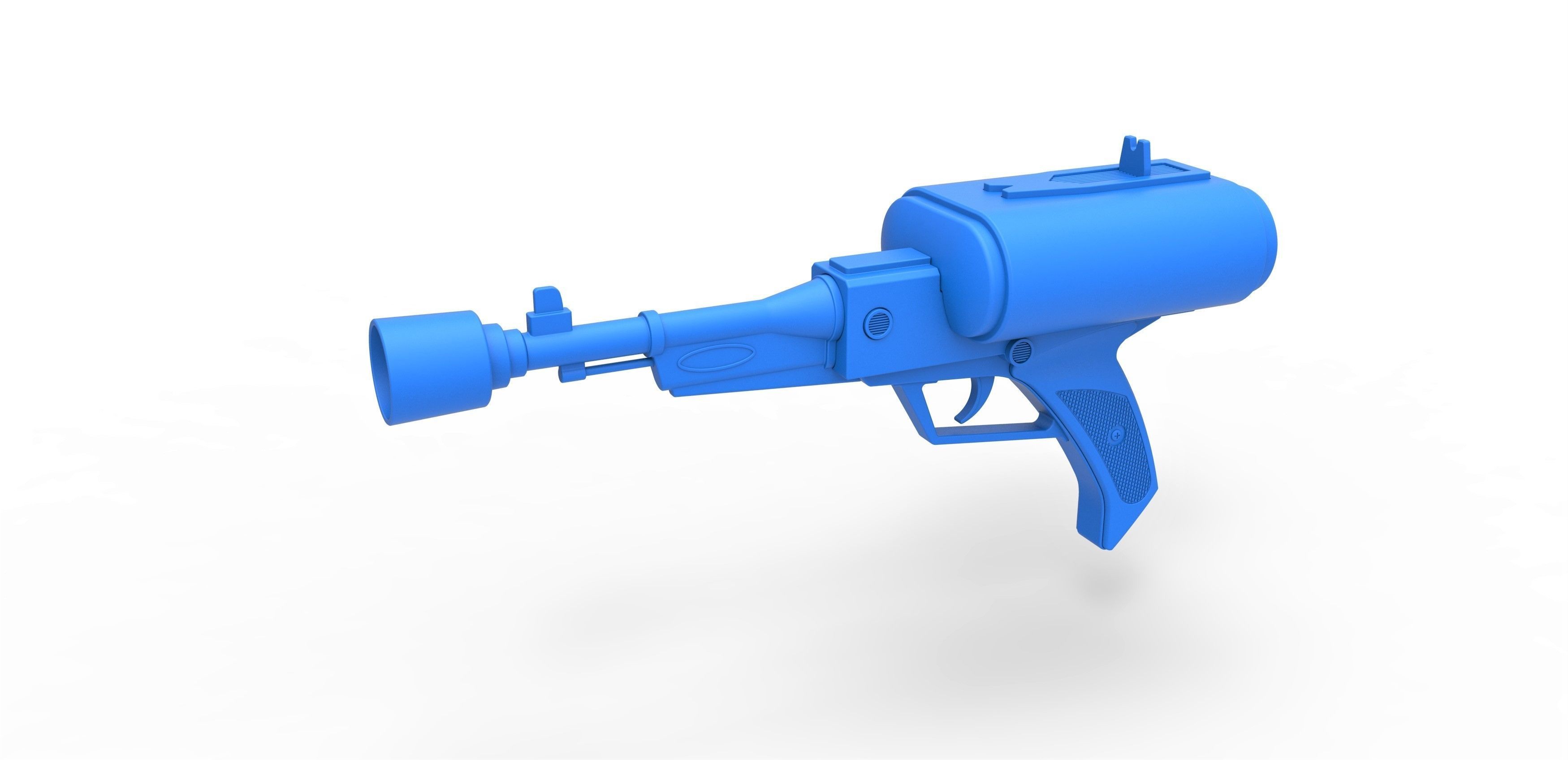 Laser pistol of Golden Man from Lost in Space TV series 1965 3D print model_14