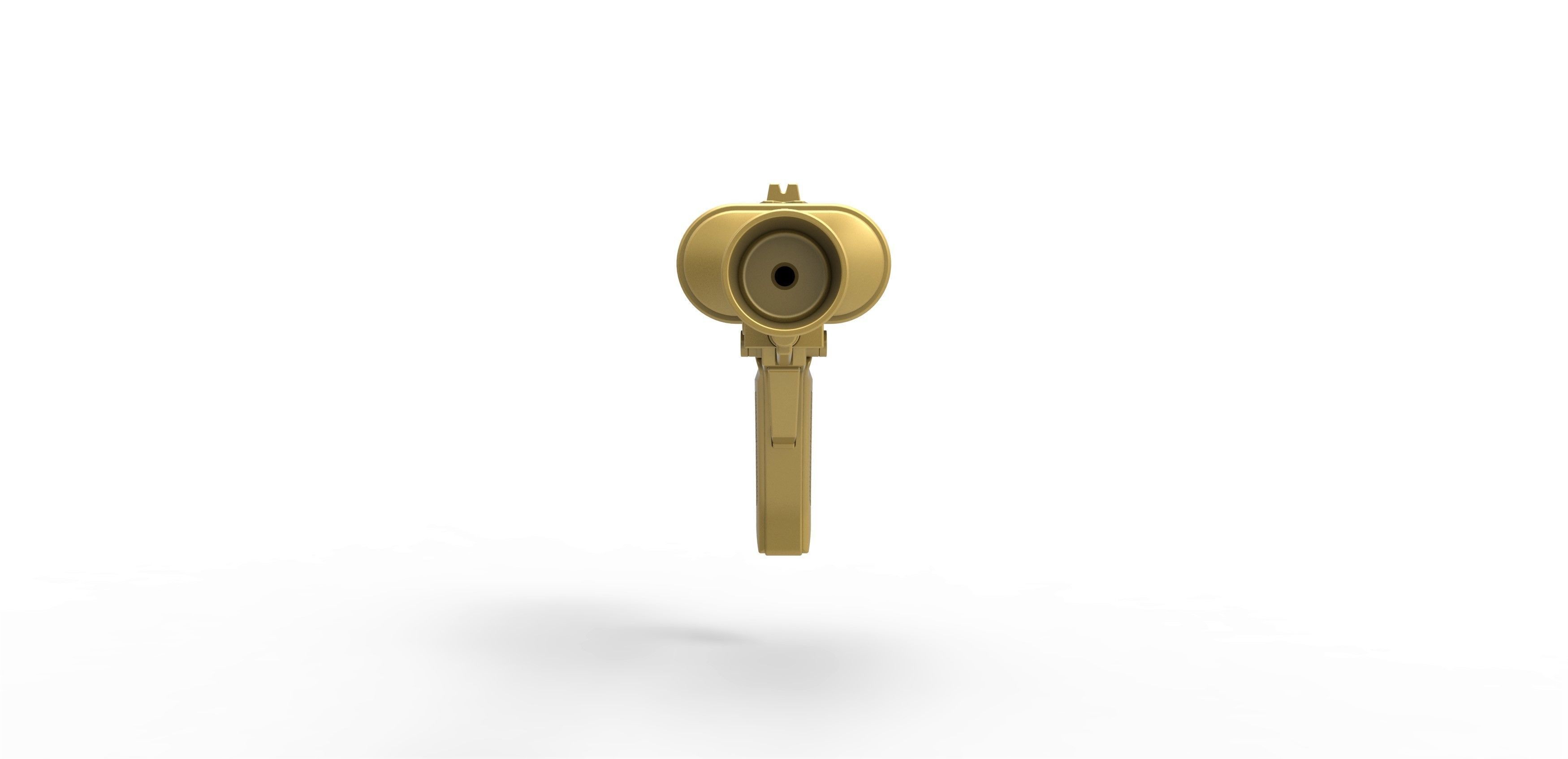 Laser pistol of Golden Man from Lost in Space TV series 1965 3D print model_4