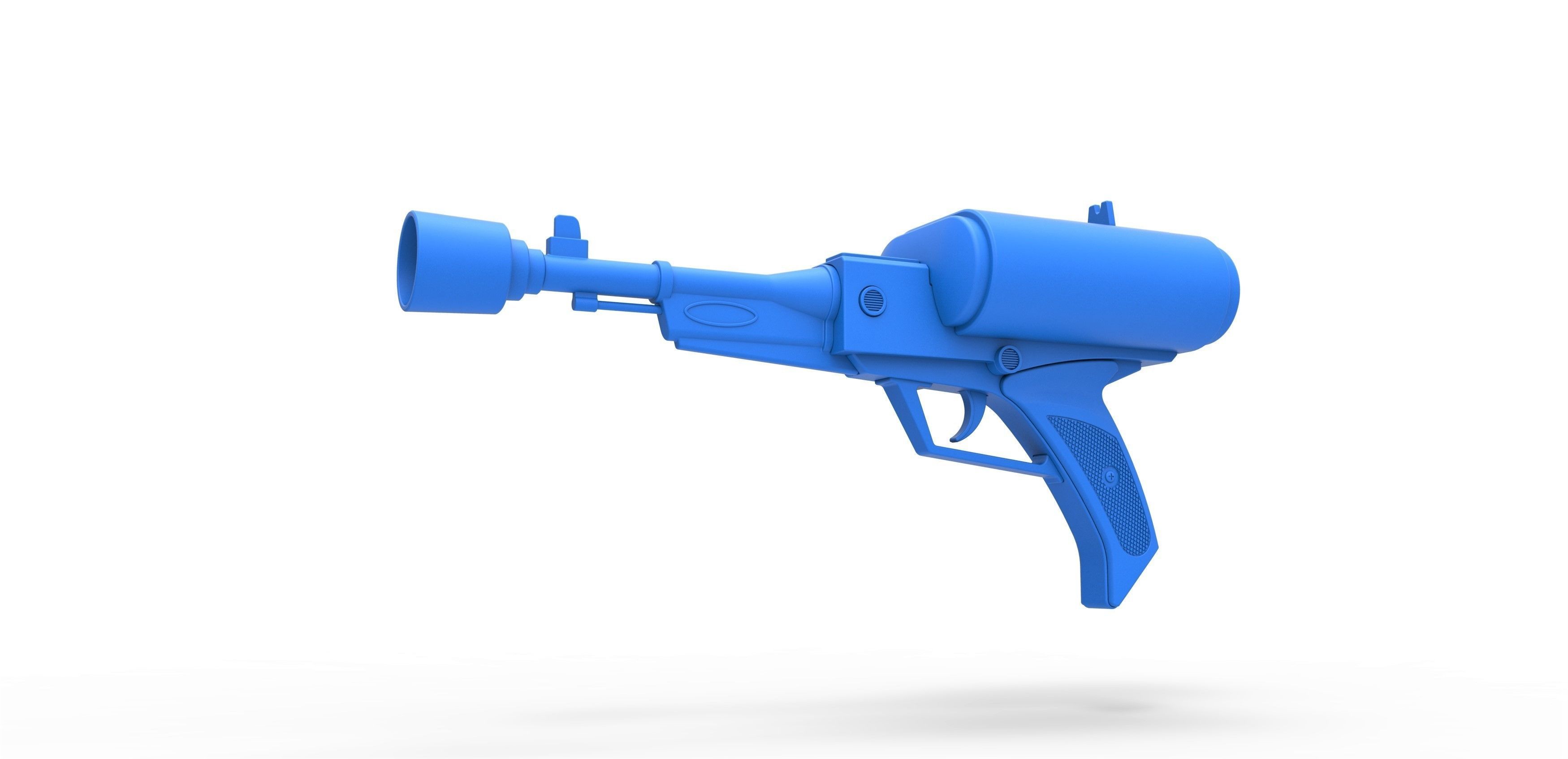 Laser pistol of Golden Man from Lost in Space TV series 1965 3D print model_15