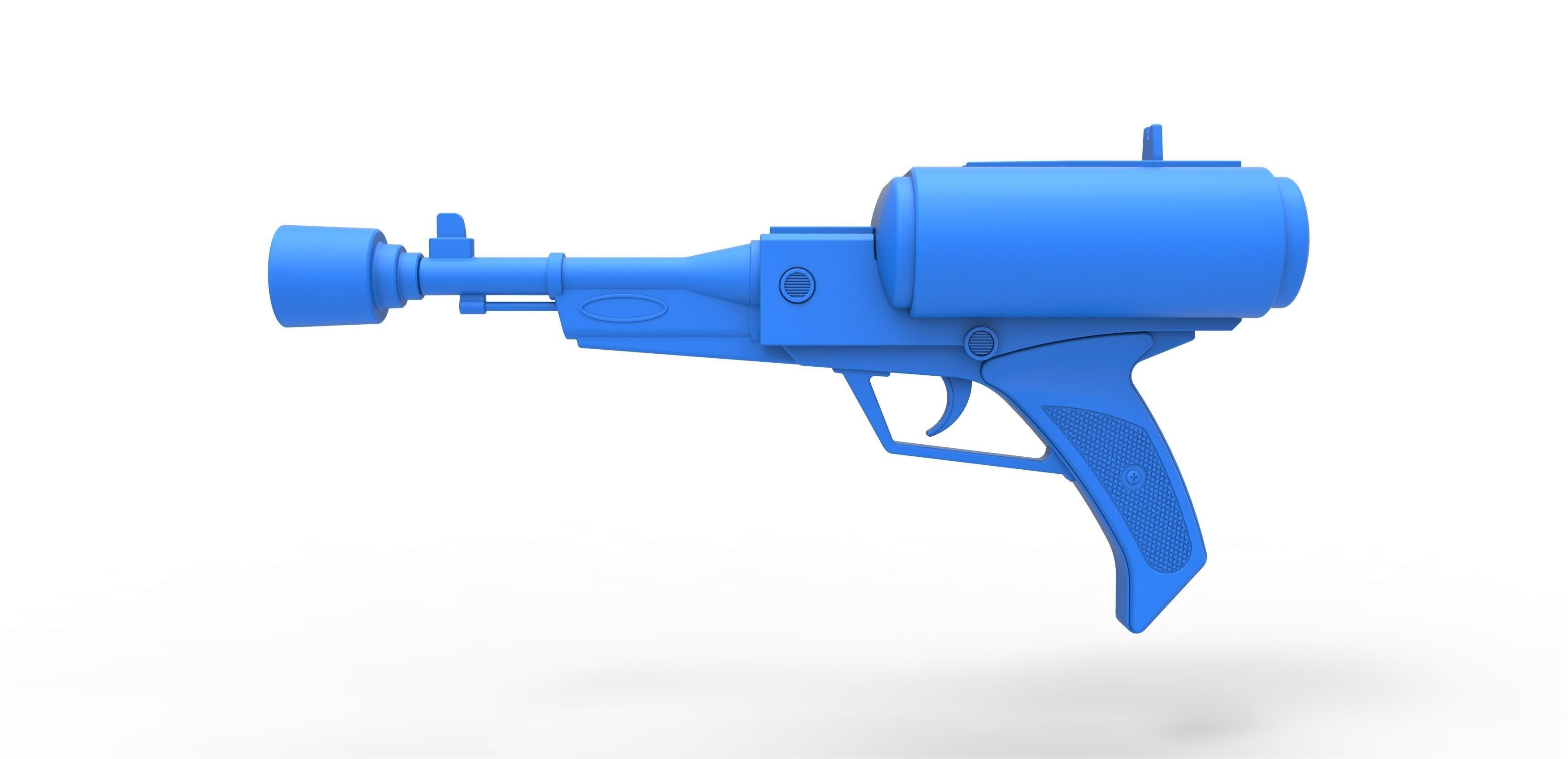 Laser pistol of Golden Man from Lost in Space TV series 1965 3D print model_19