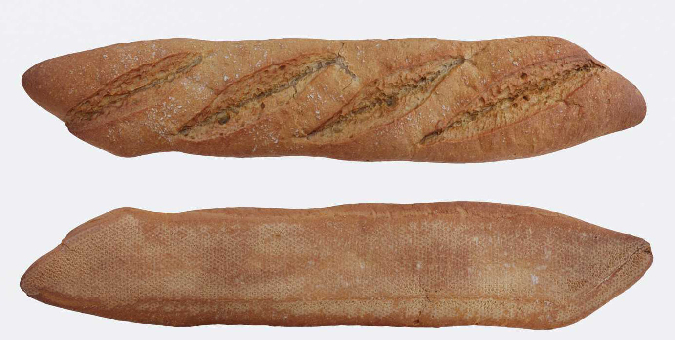 Baguette bread Photogrammetry 3D model_3