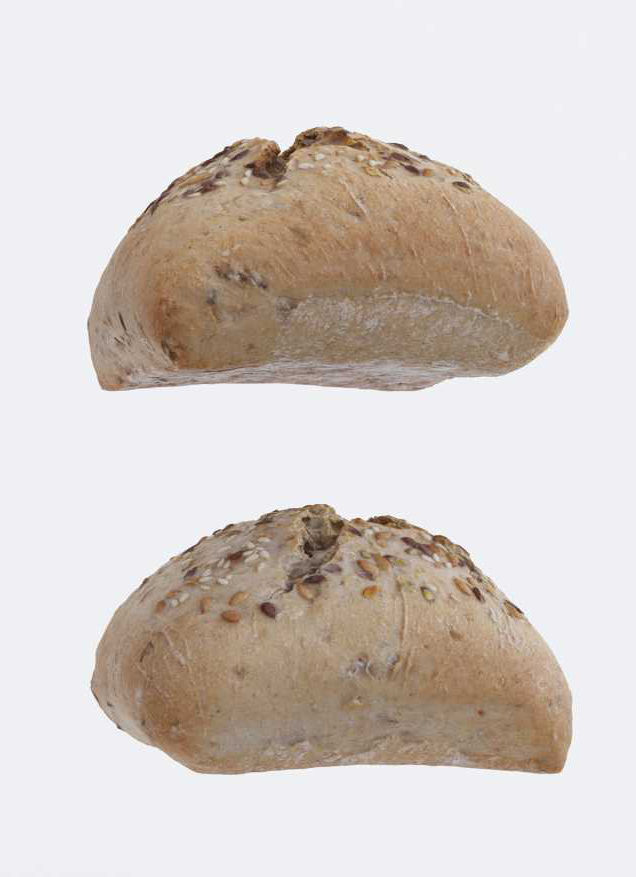 Ciabatta bread Photogrammetry 3D model_5