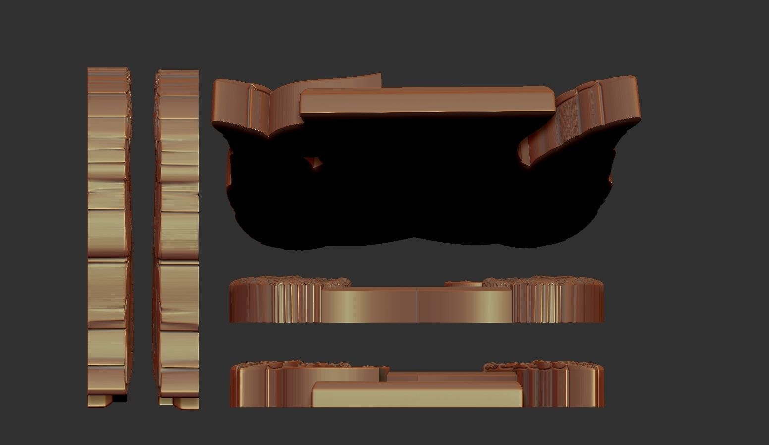 Heart and Angel Wings Tombstone 3D print model_5