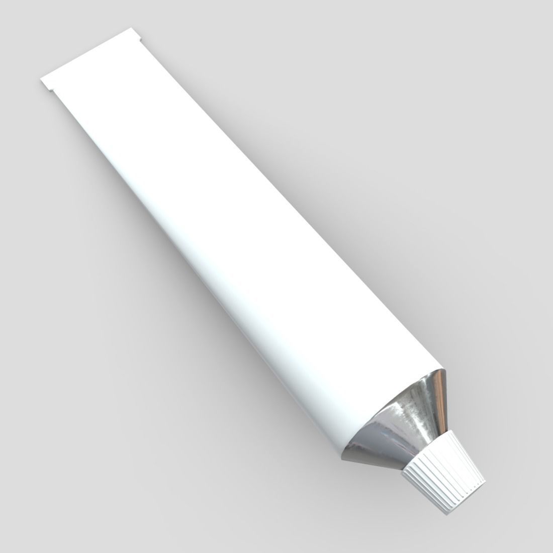 Paste Tube Low-poly 3D model_7