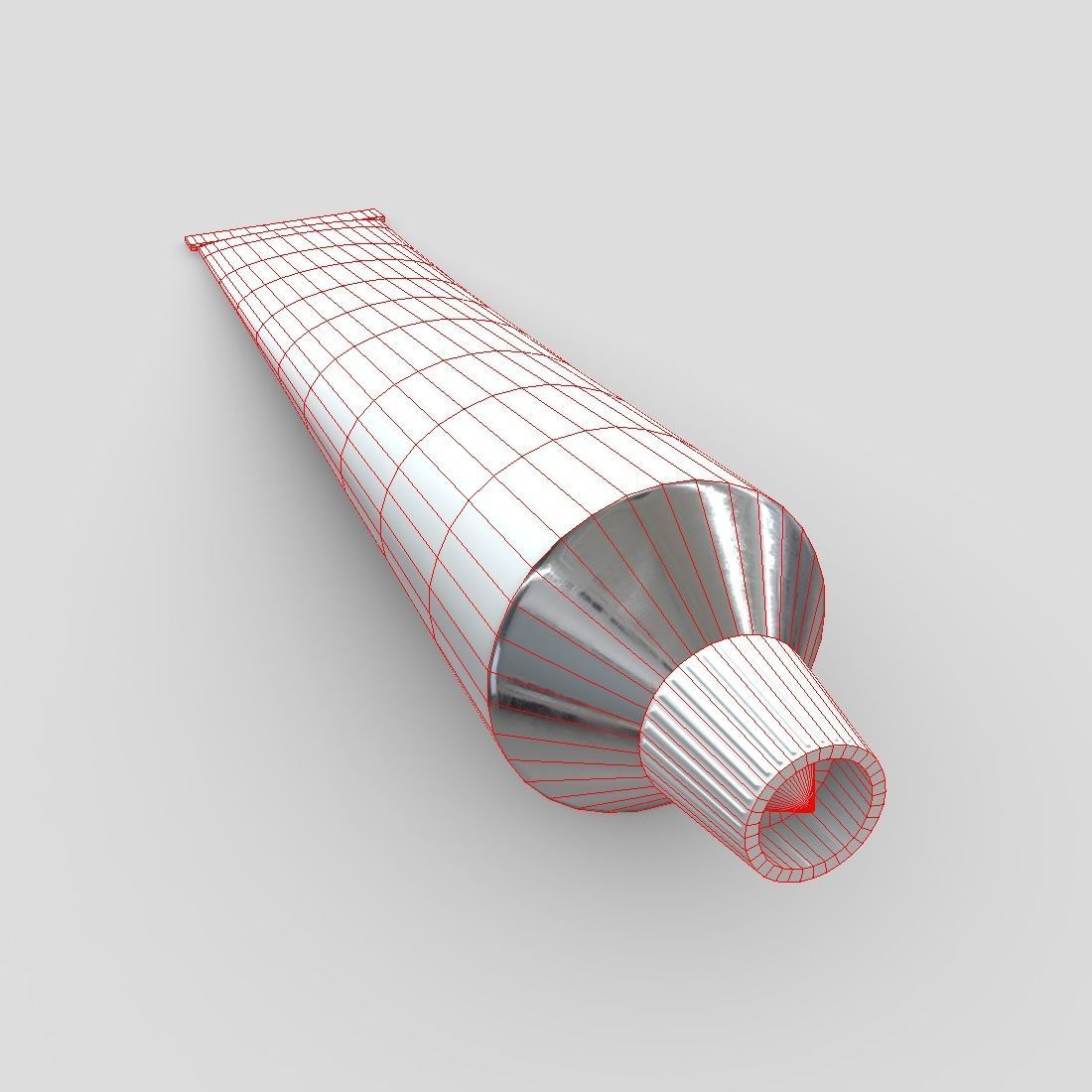 Paste Tube Low-poly 3D model_6