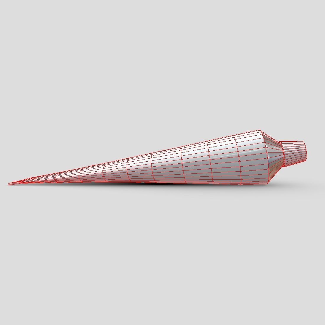 Paste Tube Low-poly 3D model_4