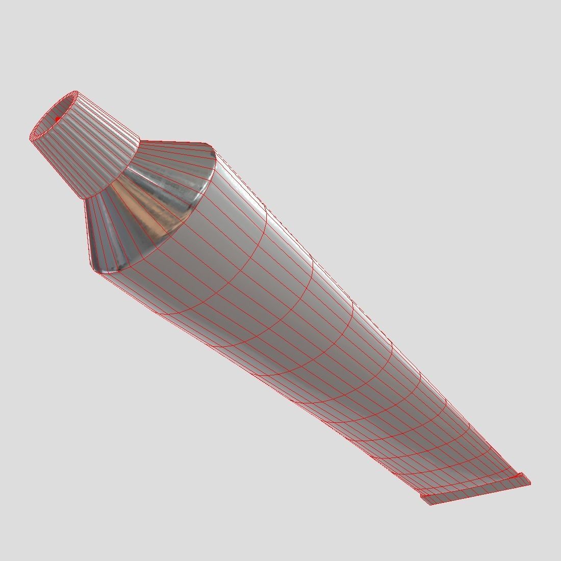 Paste Tube Low-poly 3D model_10