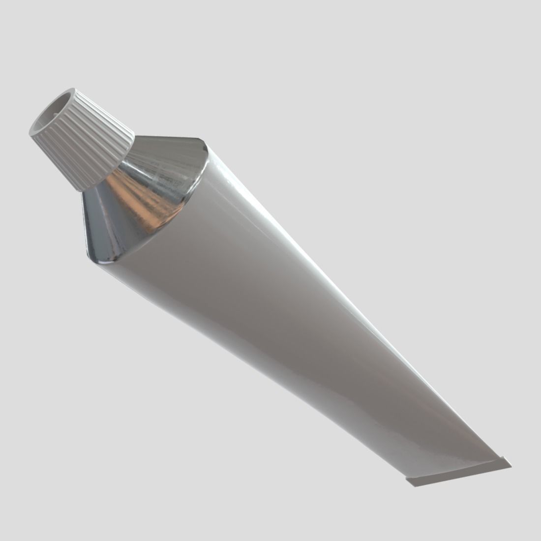 Paste Tube Low-poly 3D model_9