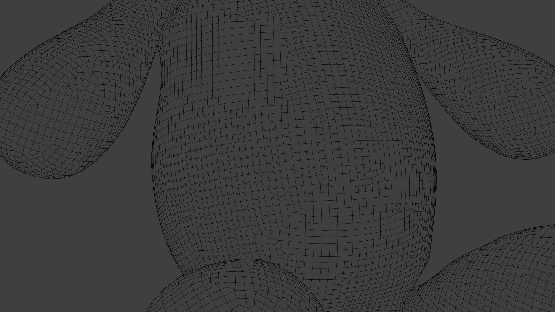 Teddy Bear Low-poly 3D model_9