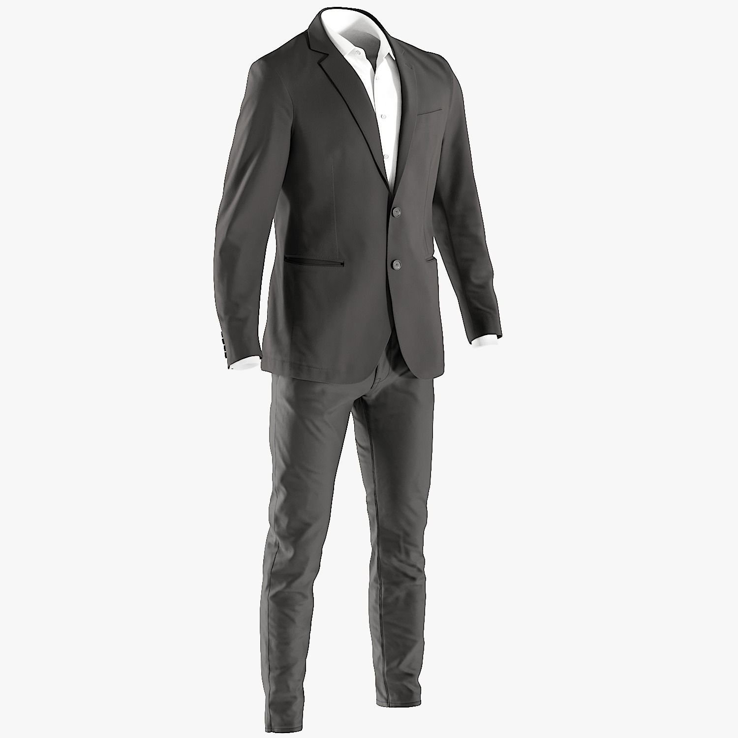 Mens Business Suit with Shirt 6