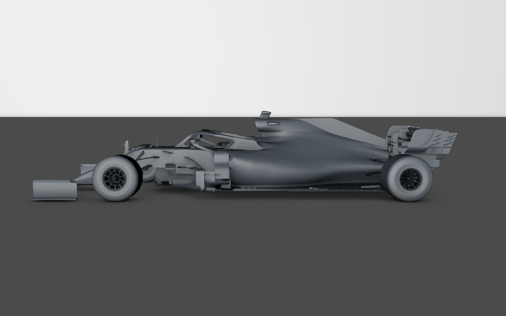 F1 car model 3D model_4