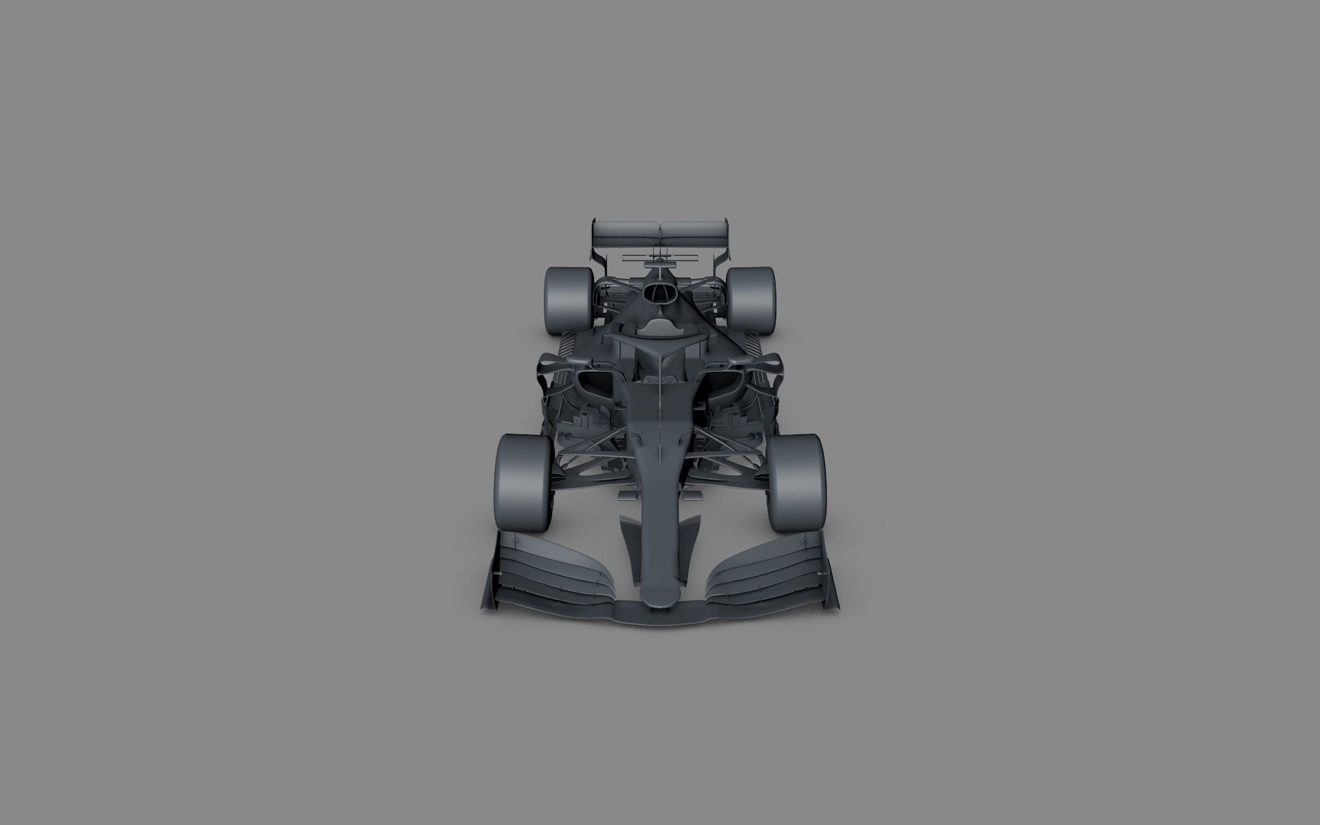 F1 car model 3D model_3