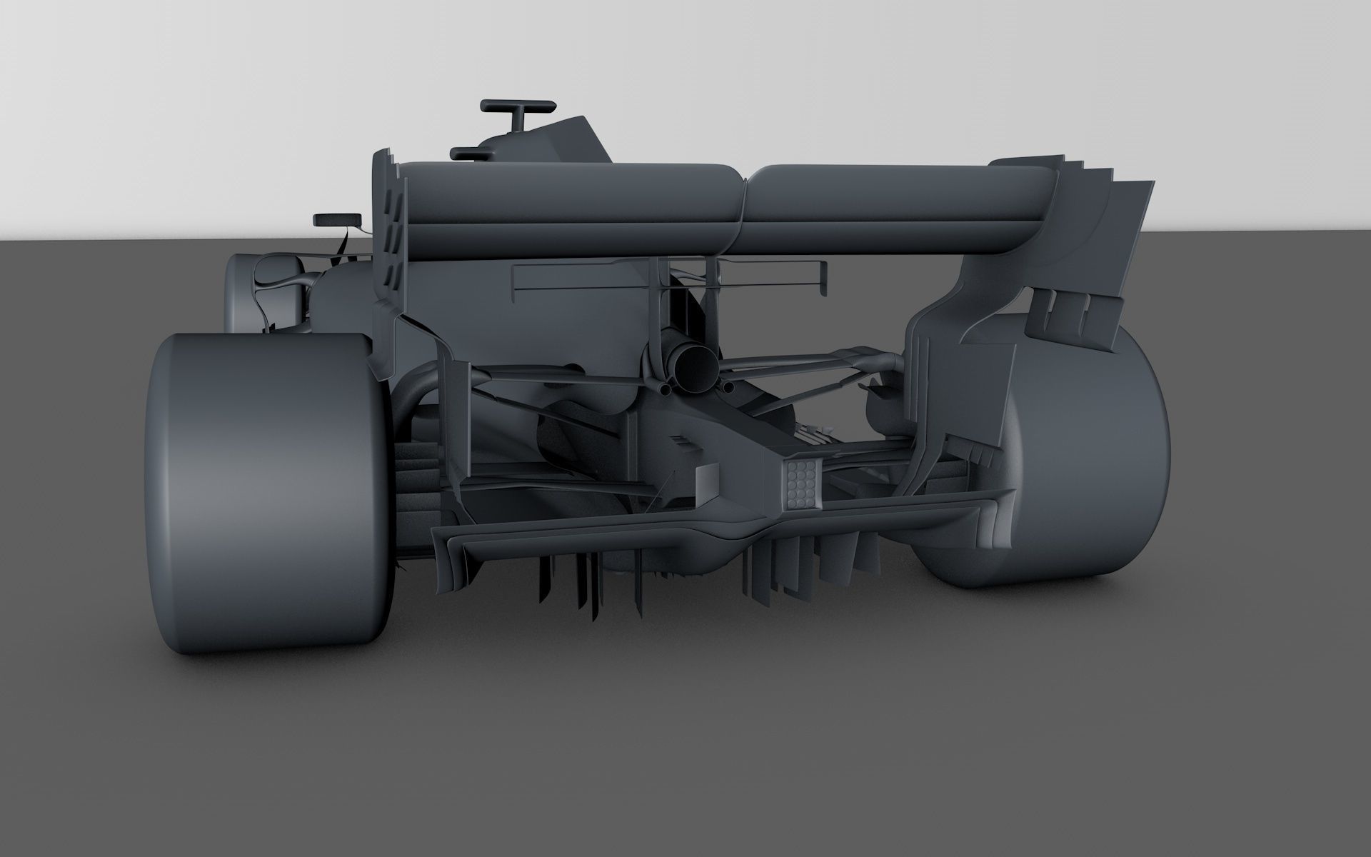 F1 car model 3D model_2