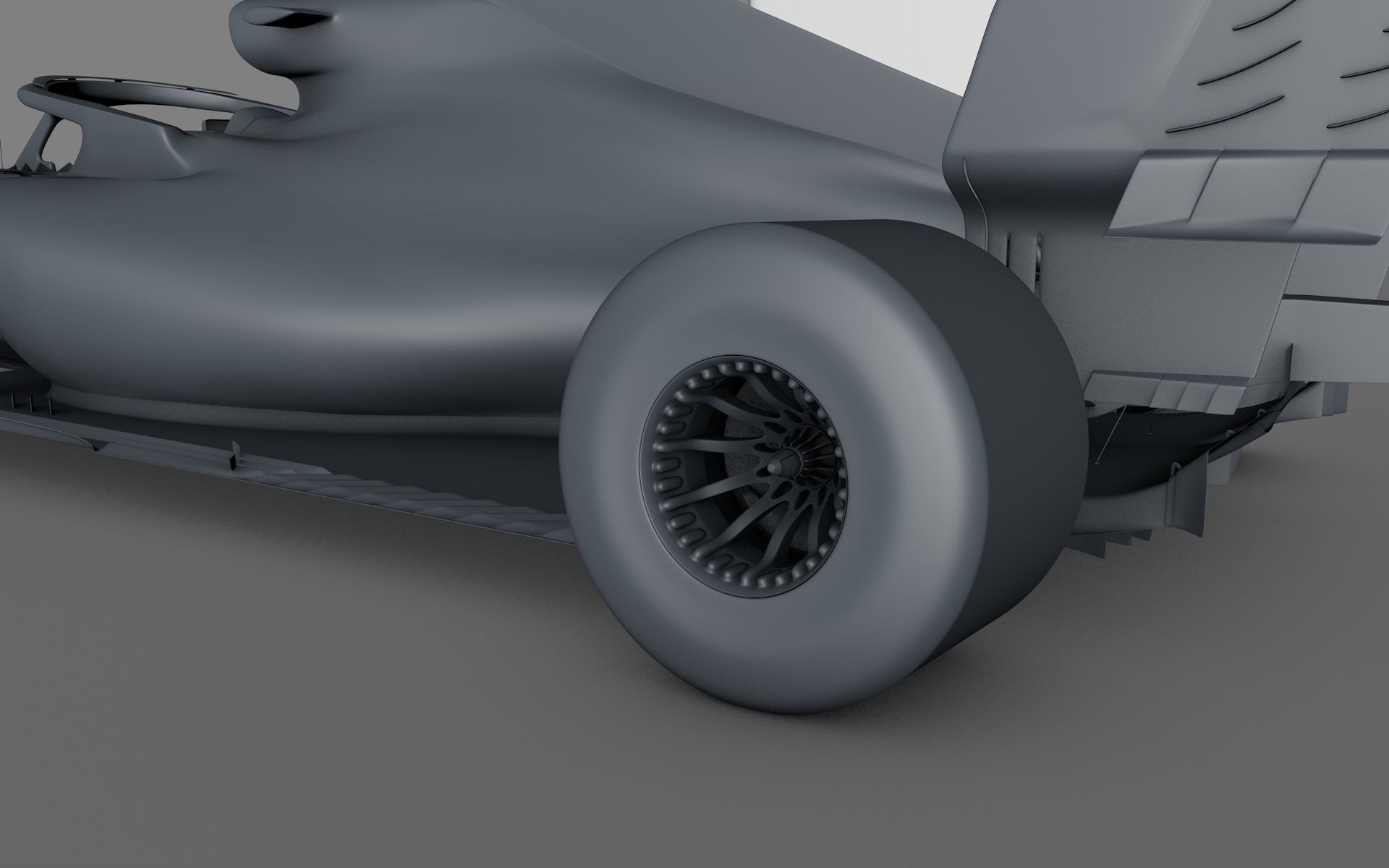 F1 car model 3D model_9