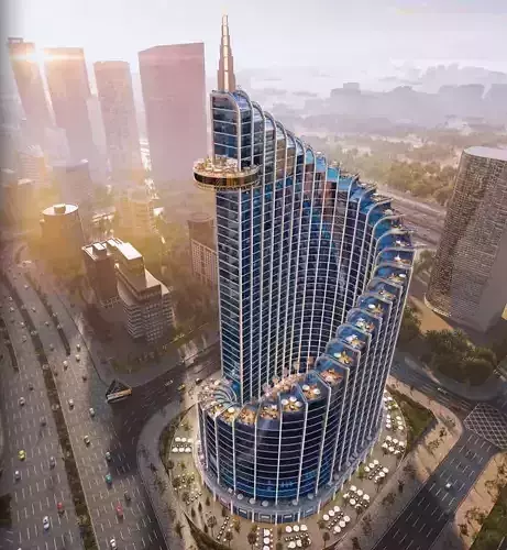 TWOER futuristic skyscraper in dubai