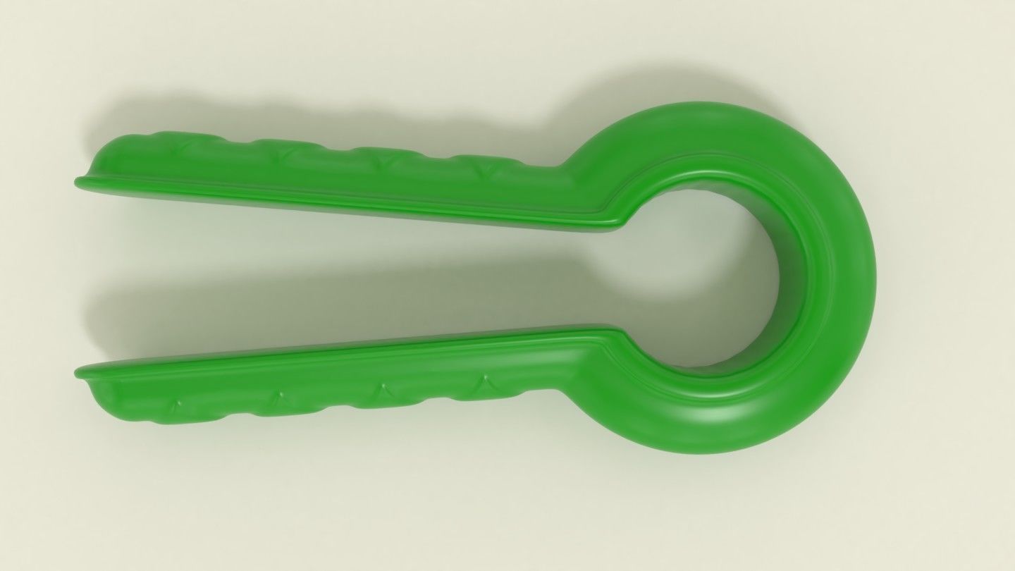 Bottle opener 3D print model_1