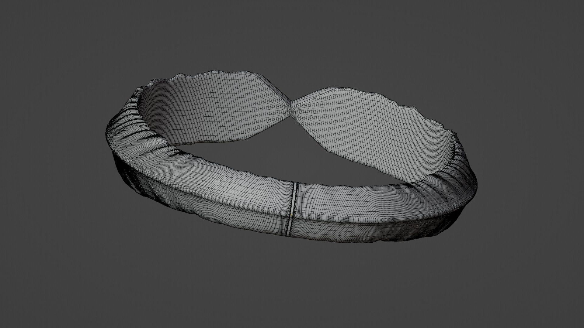 Smooth ring 3D print model_6