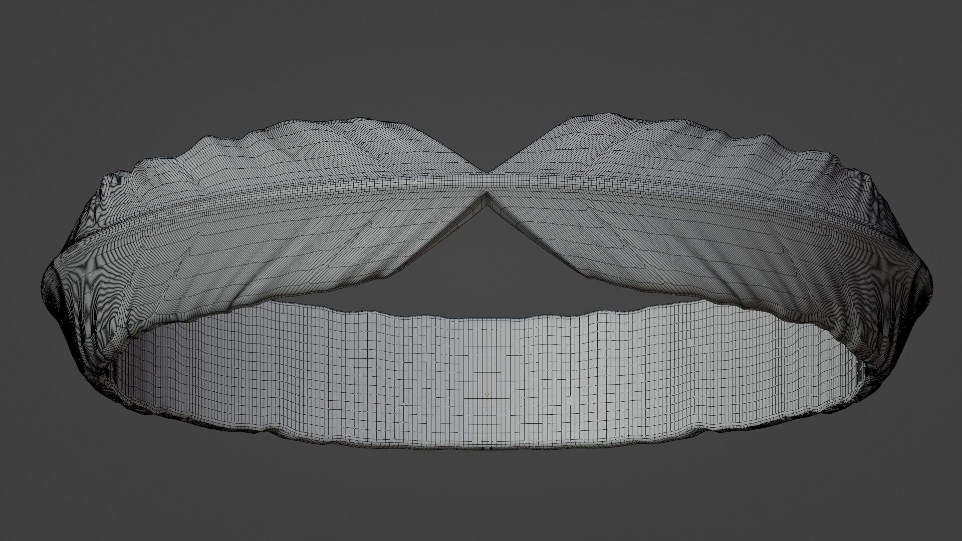 Smooth ring 3D print model_5