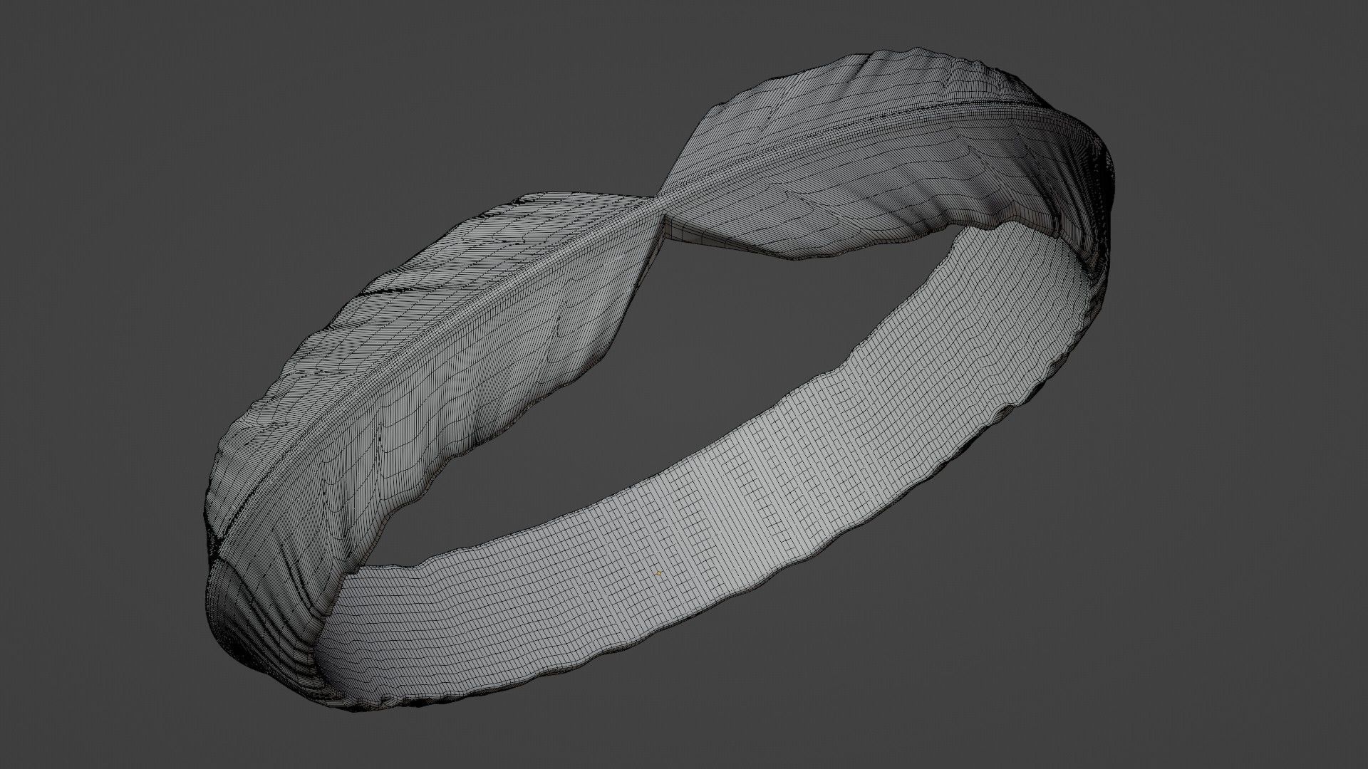 Smooth ring 3D print model_4