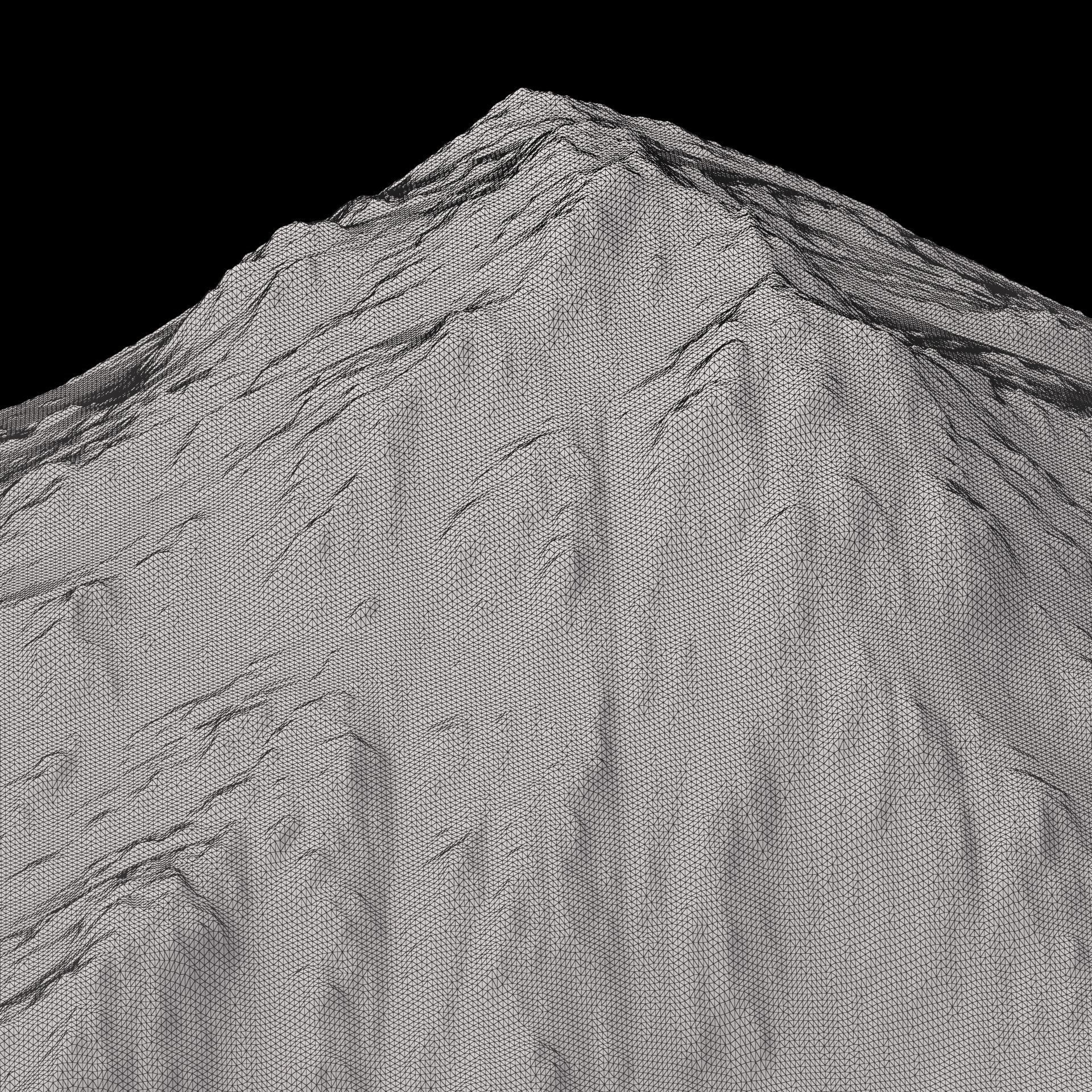 Mountains Terrain 3D model_5