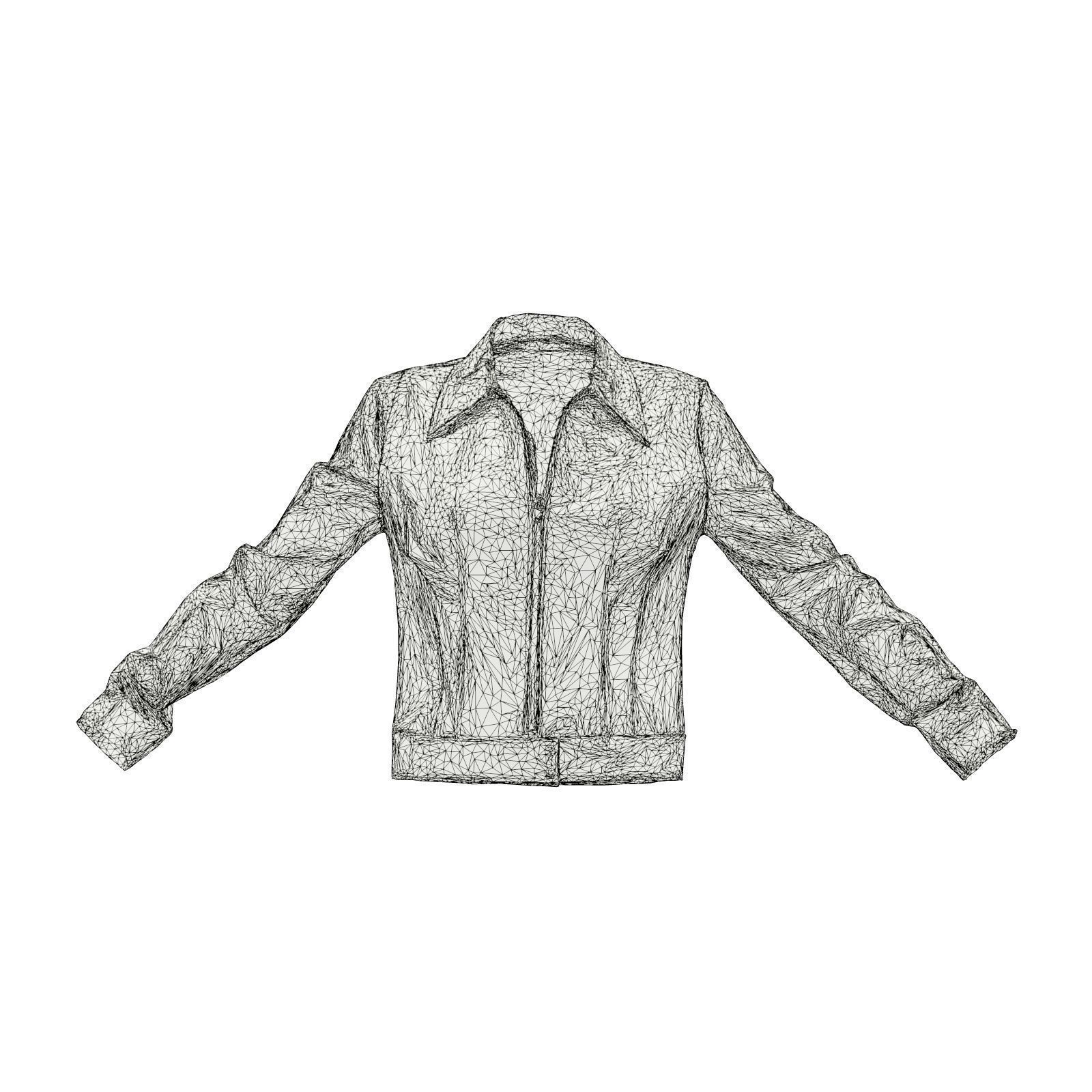 Easy Vinyl Jacket 3D model_6