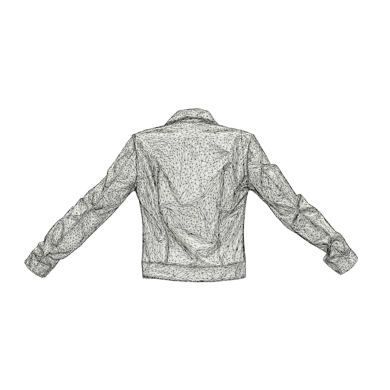 Easy Vinyl Jacket 3D model_7