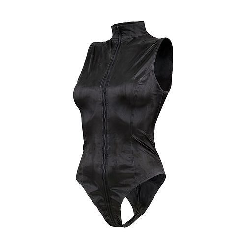 Double Zipper Vinyl Bodysuit 3D model