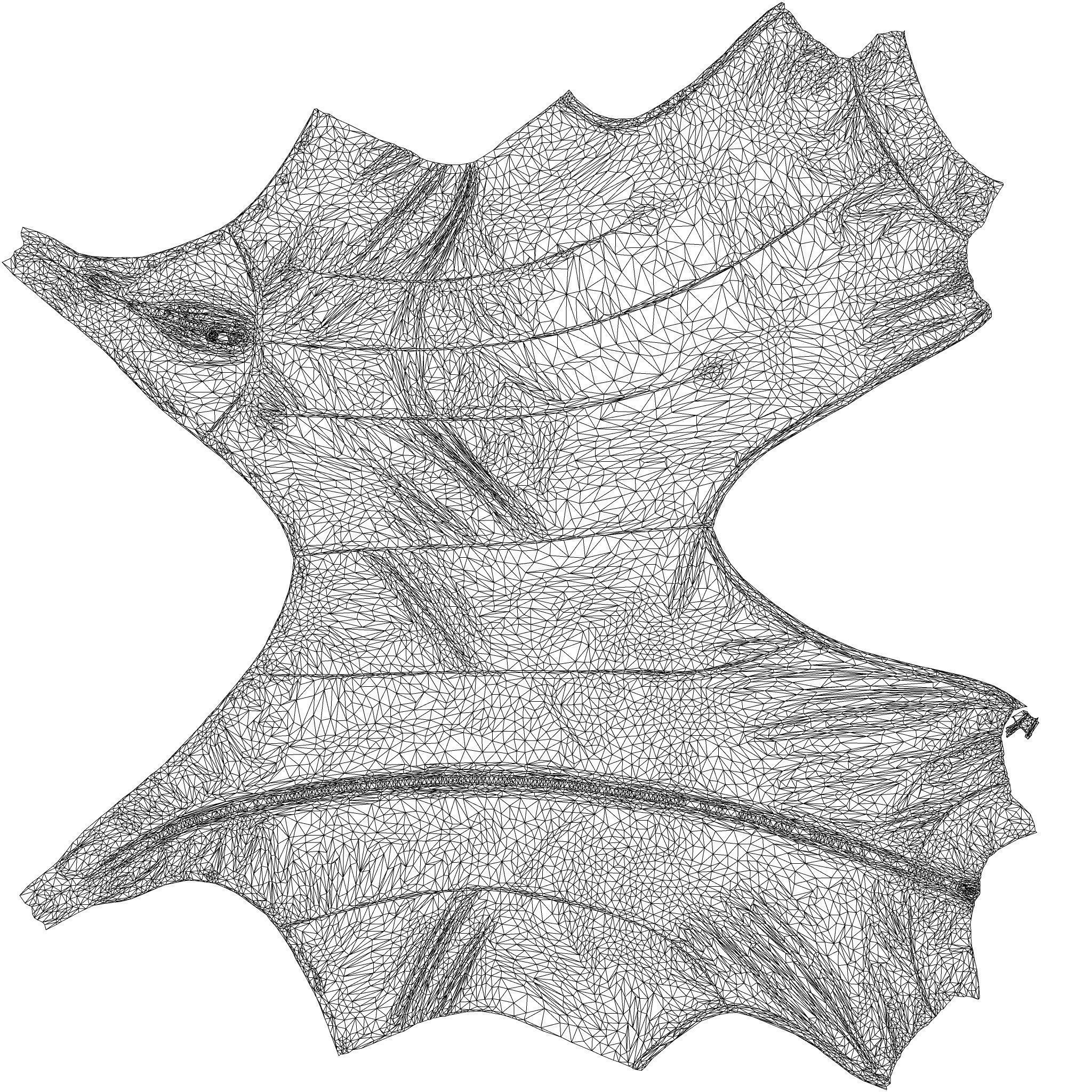 Double Zipper Vinyl Bodysuit 3D model_8