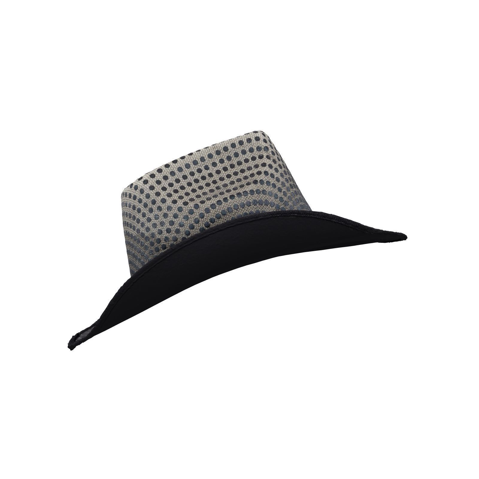 Dot Cowboy Hat 3D model_5