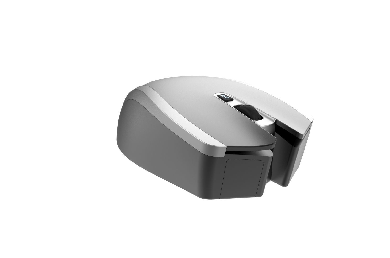 Wireless computer mouse 3D print model_39