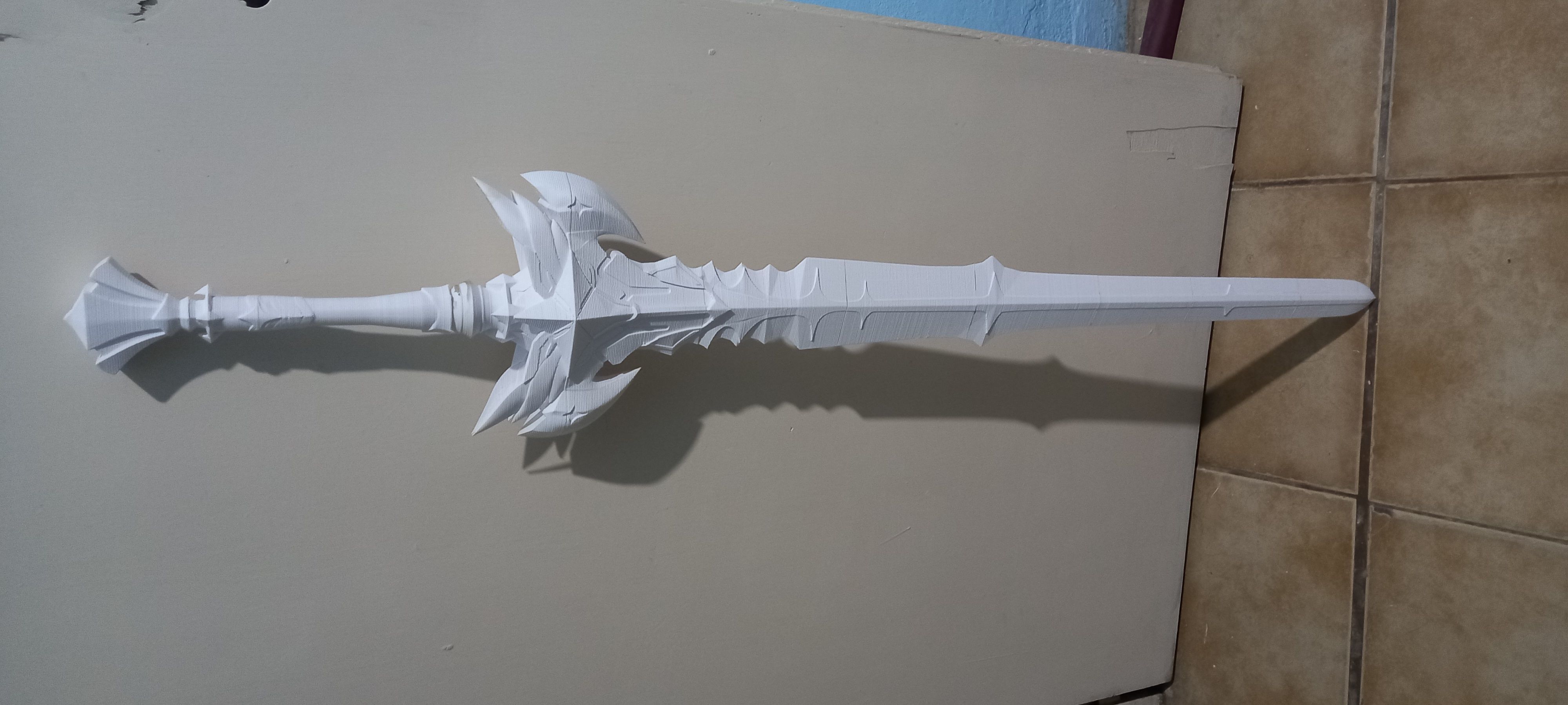 Genshin Impact  the black sword 3D print model_1