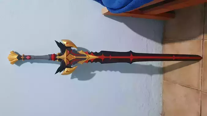 Genshin Impact  the black sword 3D print model