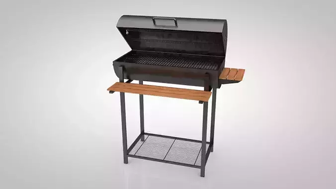 Outdoor Grill in Cinema 4D