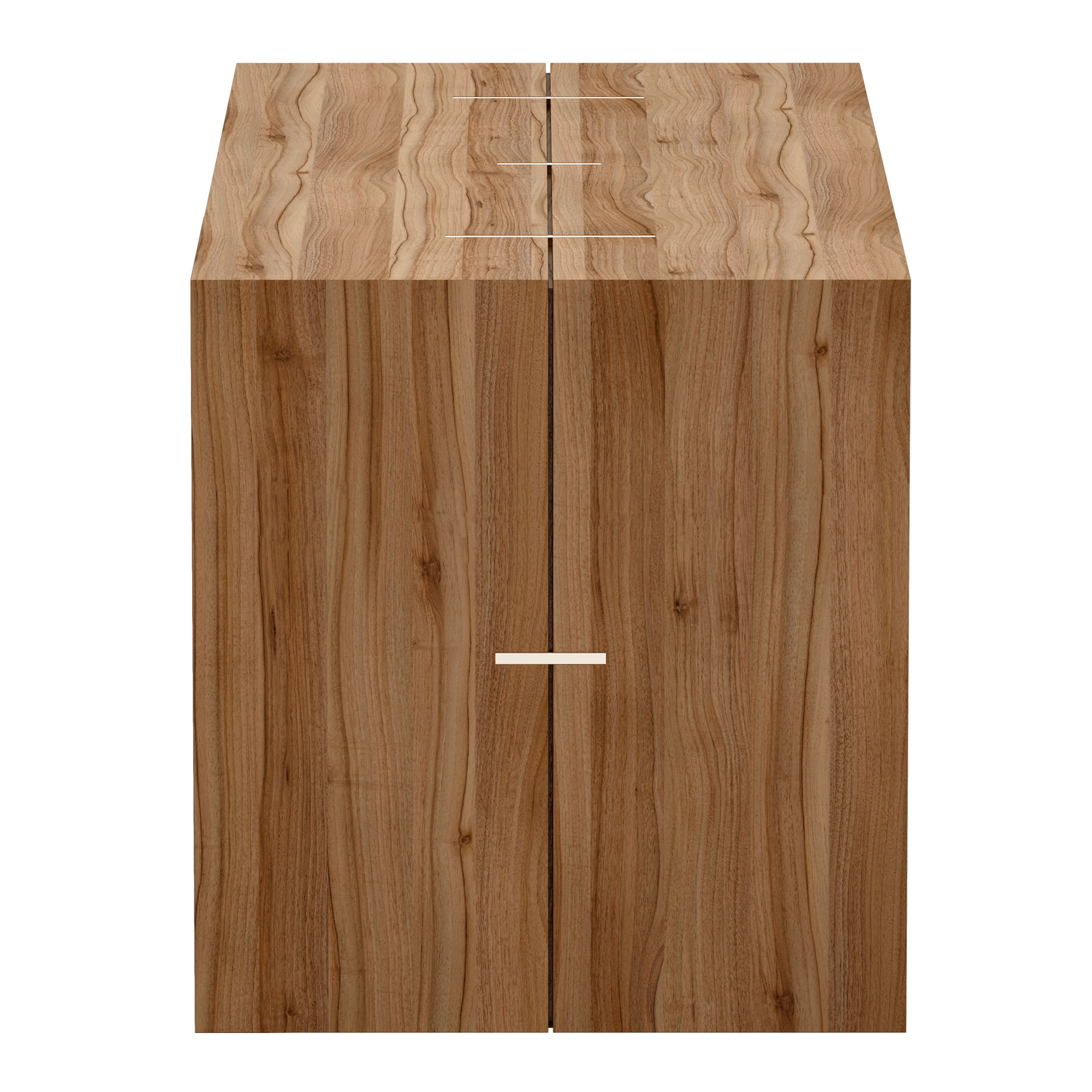 Maxwell Waterfall Table Crate and Barrel 3D model_6