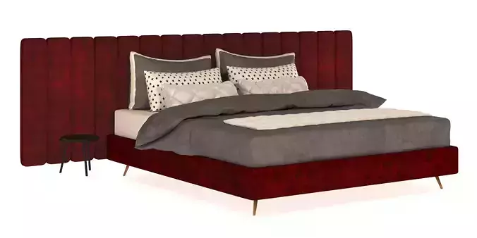 Minotti Rouge Bed 3D model