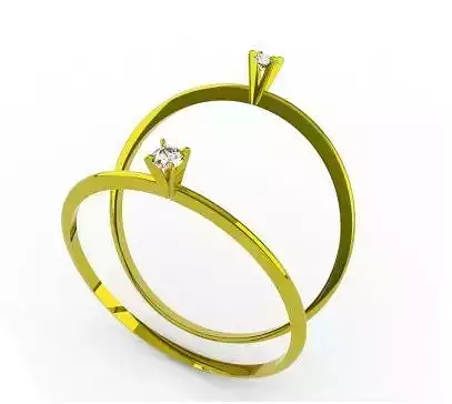 Anel Solitario Classico Classic Solitaire Ring