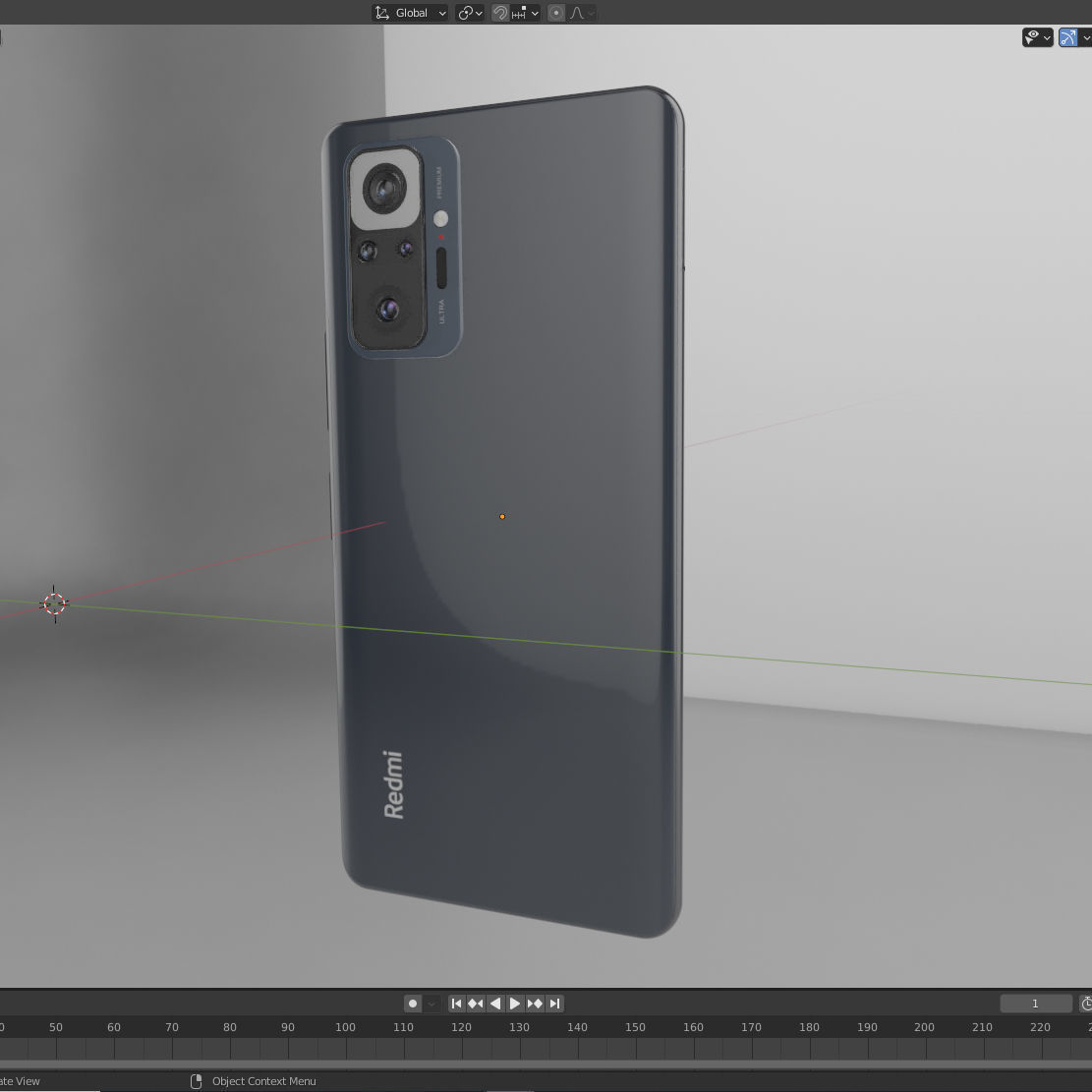 Redmi Note 10 Pro 3D model_8
