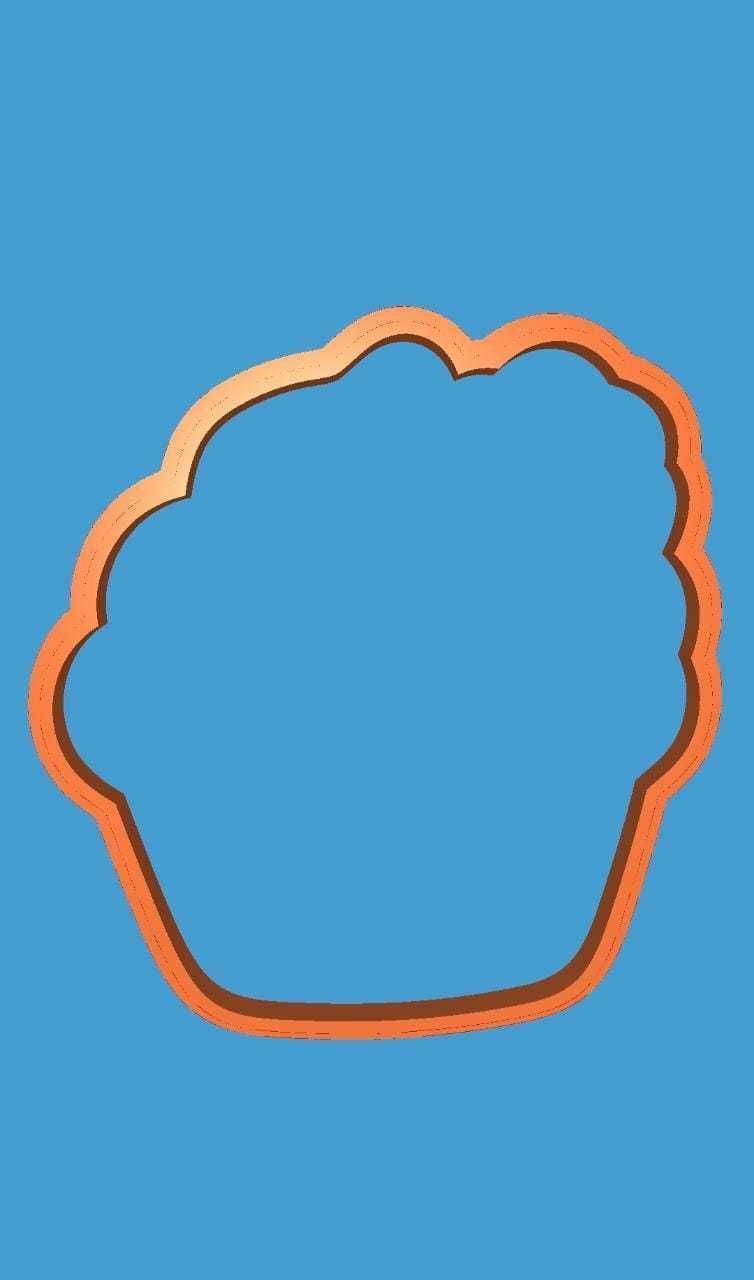 MakeIT Easter Cookie Cutter Collection Carrot In Pie With Frame 3D model_3