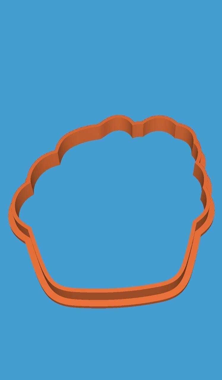 MakeIT Easter Cookie Cutter Collection Carrot In Pie With Frame 3D model_6