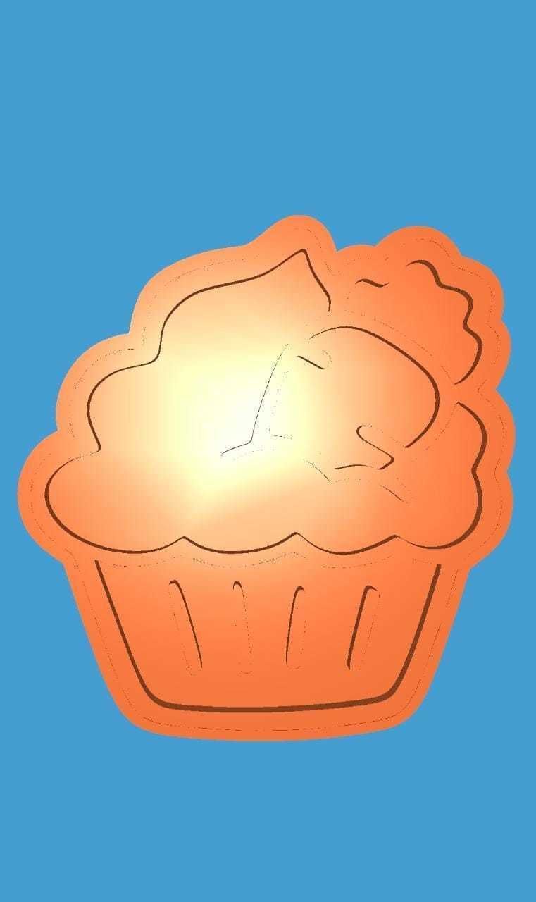 MakeIT Easter Cookie Cutter Collection Carrot In Pie With Frame 3D model_2