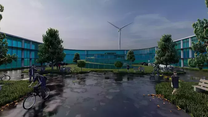 Commercial IT Park Lumion Scene  3D model