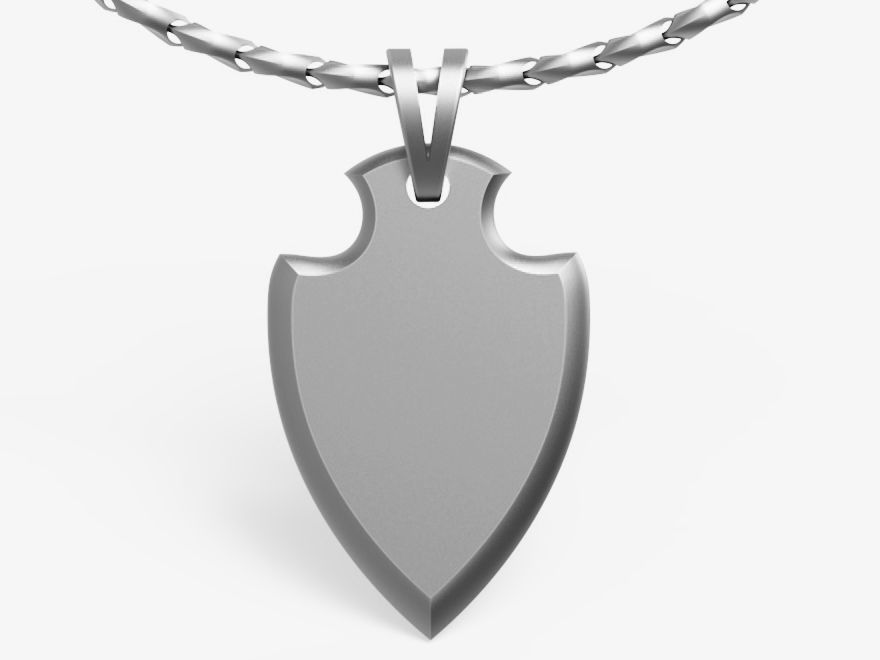 Finged Lion Pendant Silver Gold  Print 3D print model_7