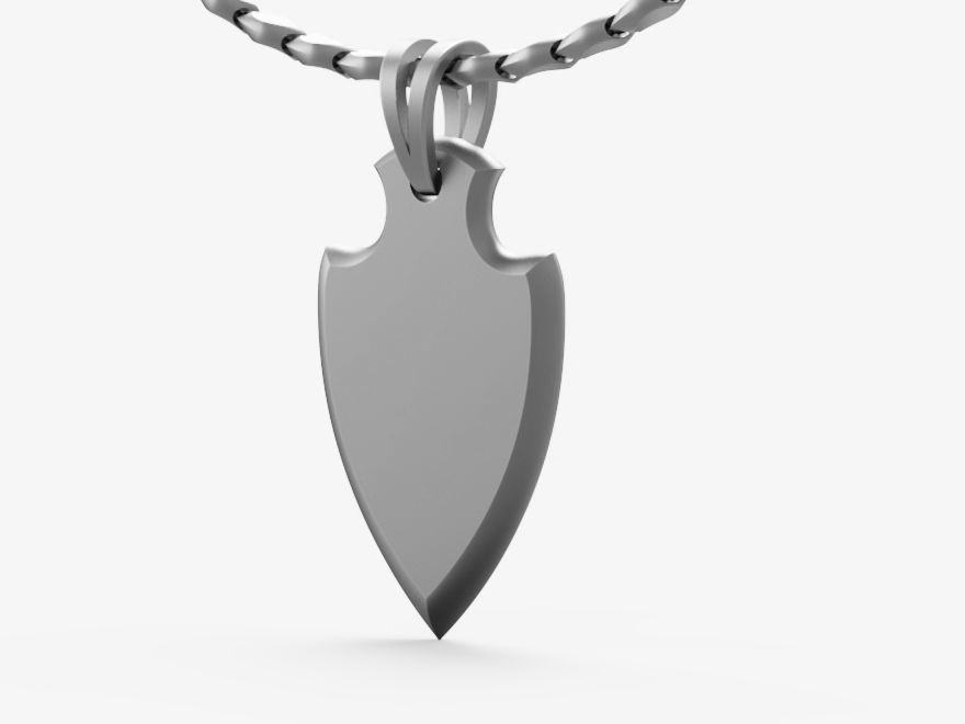 Finged Lion Pendant Silver Gold  Print 3D print model_9