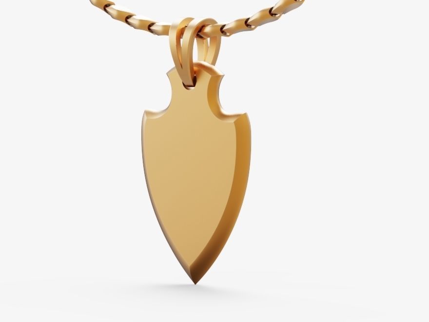 Finged Lion Pendant Silver Gold  Print 3D print model_8