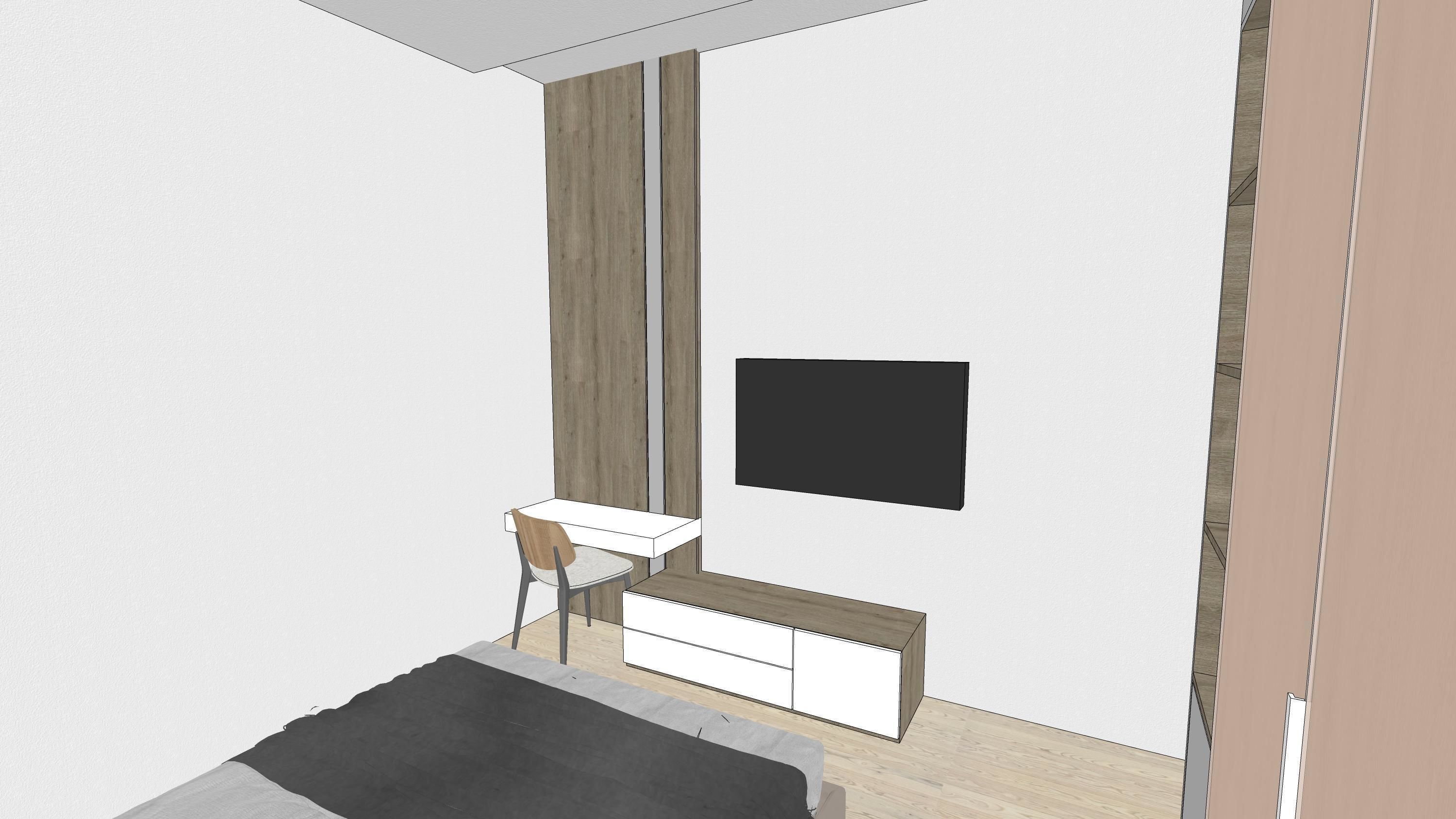 BEDROOM SCENE - VRAY NEXT FOR SKETCHUP 3D model_10