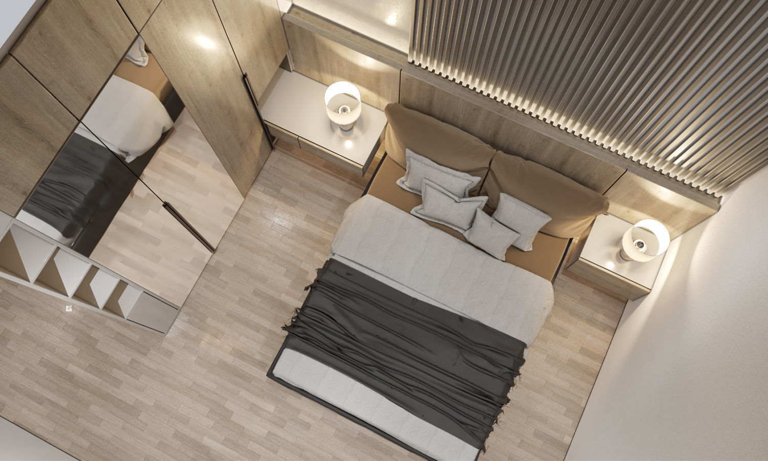 BEDROOM SCENE - VRAY NEXT FOR SKETCHUP 3D model_4