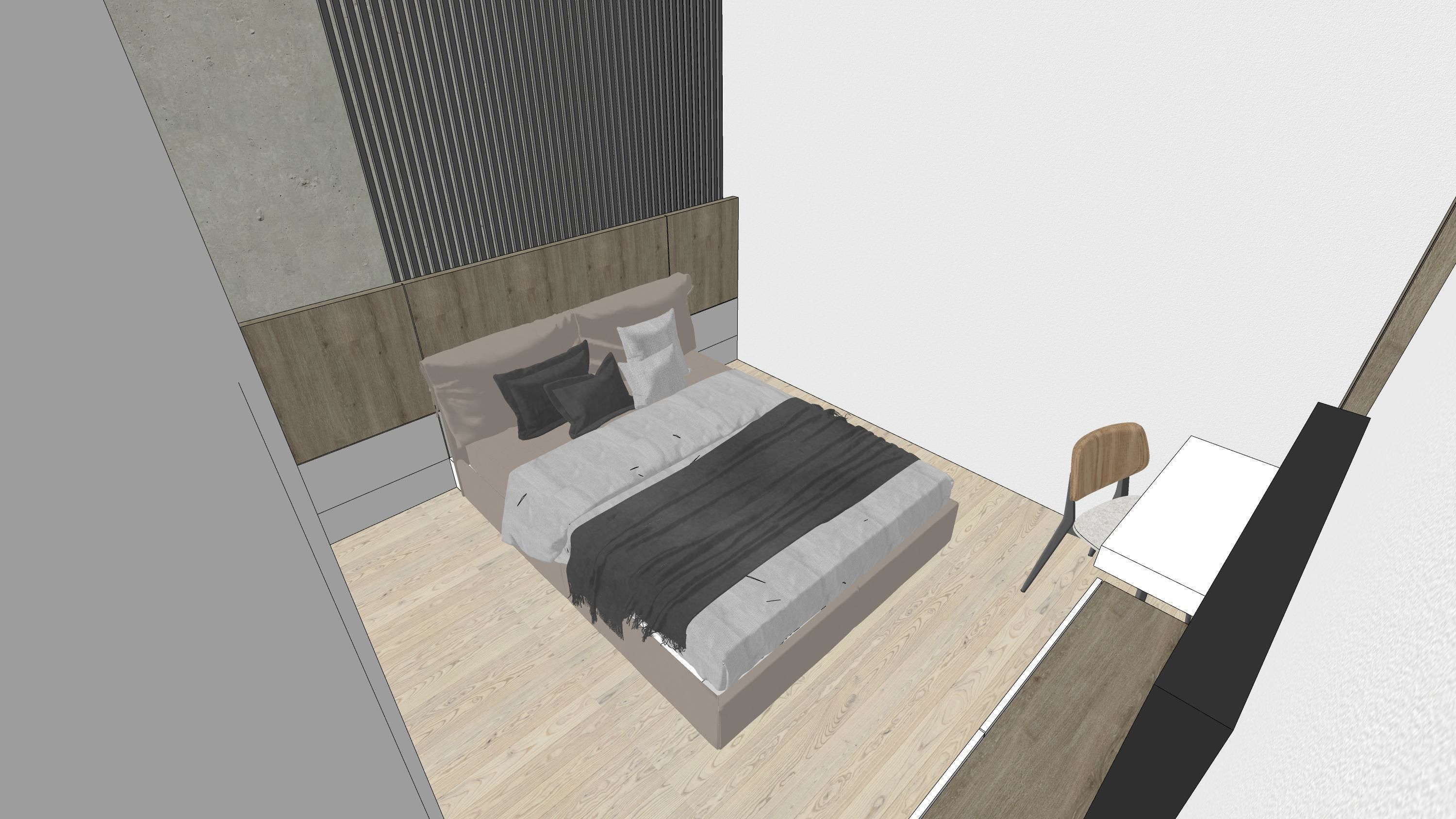 BEDROOM SCENE - VRAY NEXT FOR SKETCHUP 3D model_9